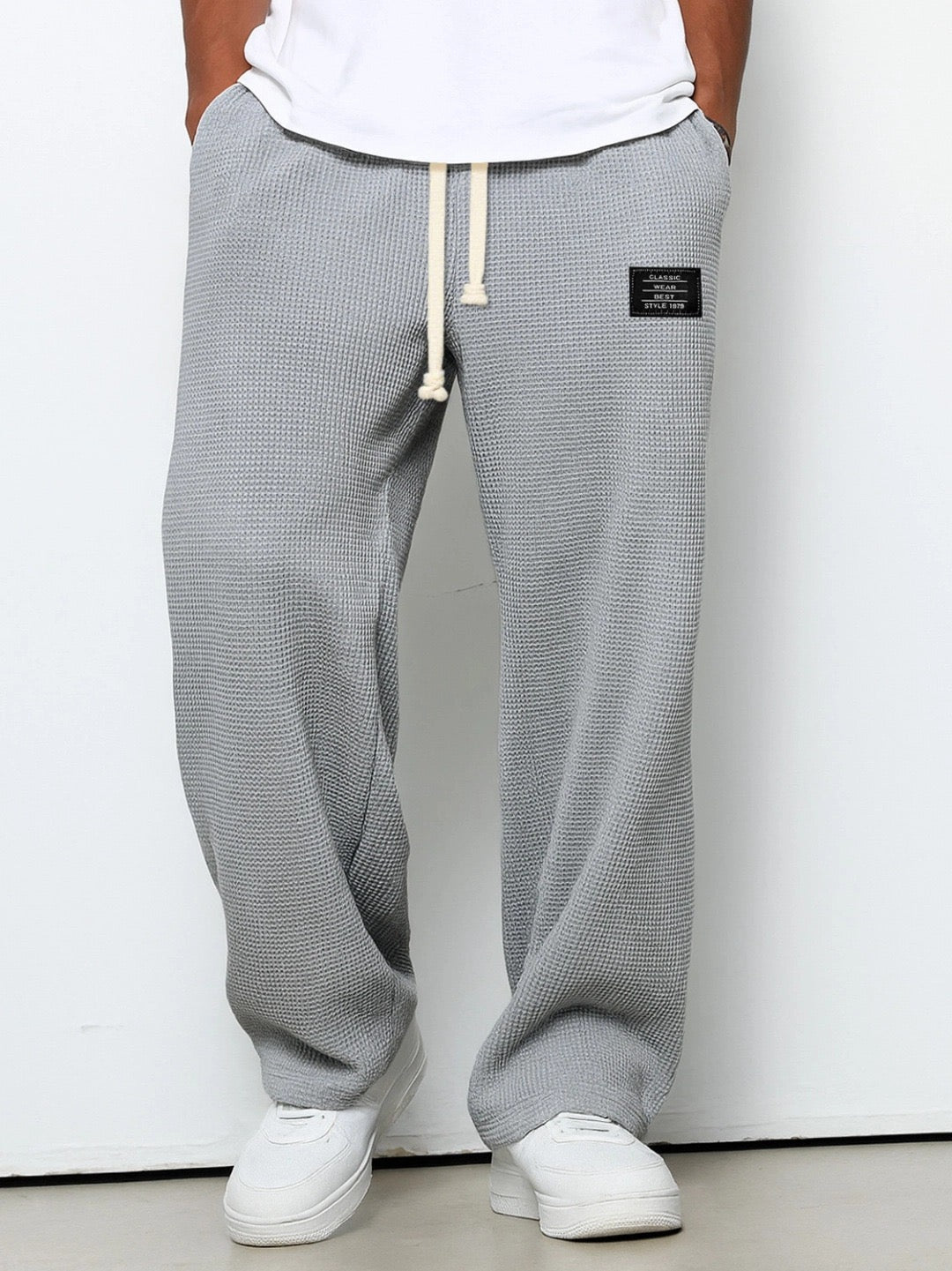 Pantalon décontracté pour hommes avec taille ajustable