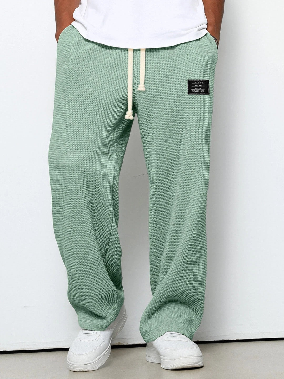 Pantalon décontracté pour hommes avec taille ajustable