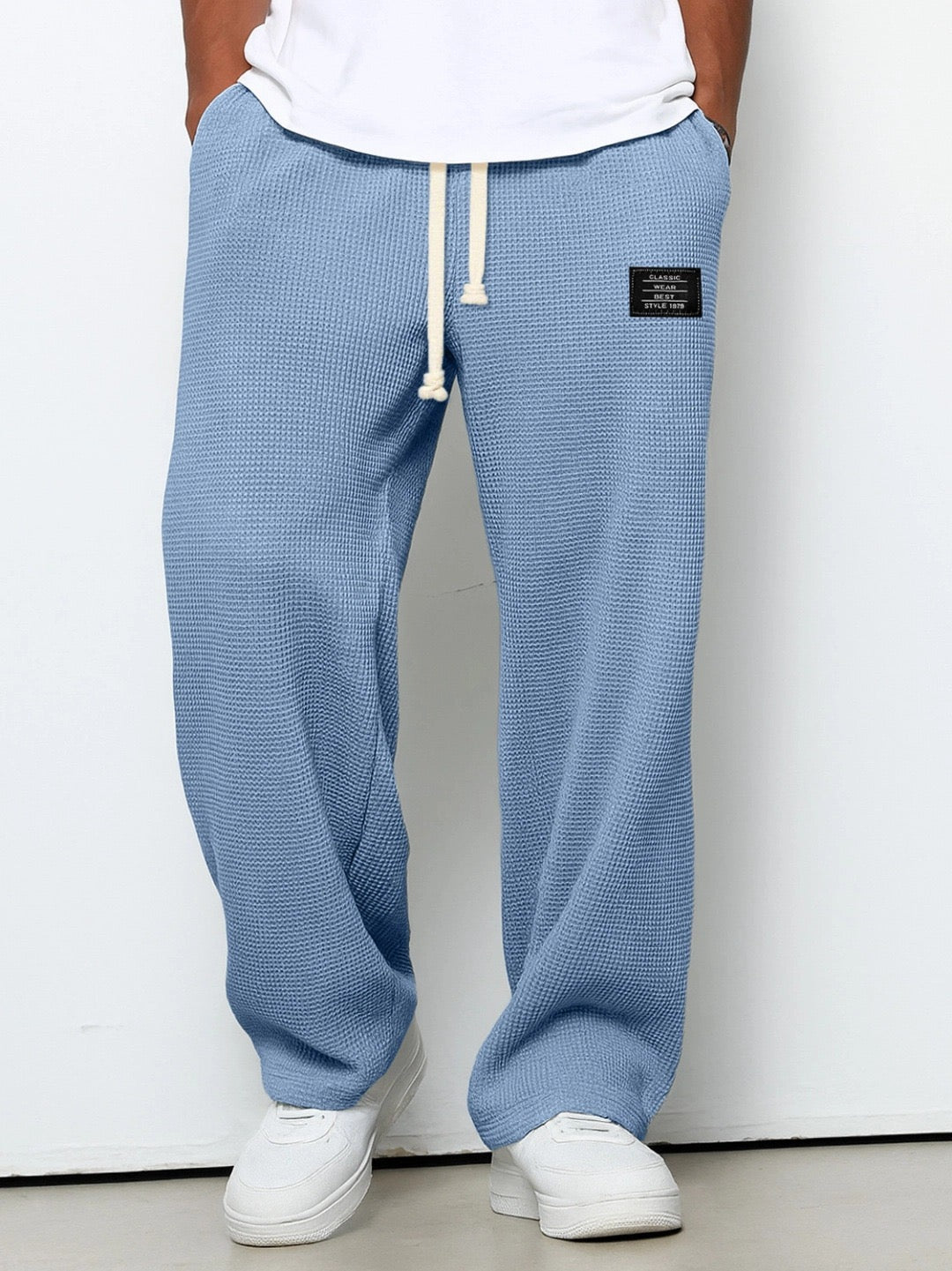 Pantalon décontracté pour hommes avec taille ajustable