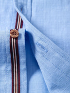 Chemise à col montant en coton léger Hugo™