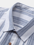 Ensemble chemise à rayures effet lin et pantalon droit en lin Lorenzo™