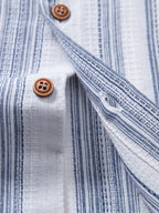 Ensemble chemise à rayures effet lin et pantalon droit en lin Lorenzo™