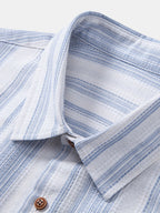 Ensemble chemise à rayures effet lin et pantalon droit en lin Lorenzo™