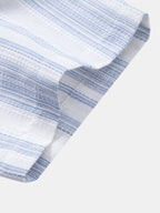 Ensemble chemise à rayures effet lin et pantalon droit en lin Lorenzo™