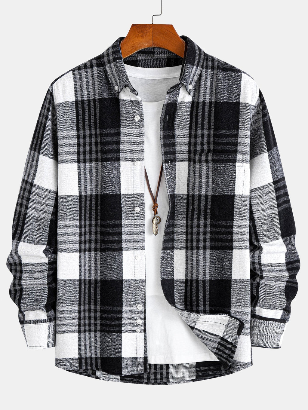Chemise à carreaux en flanelle Hugo™