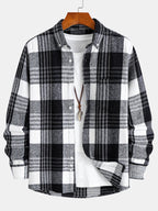Chemise à carreaux en flanelle Hugo™