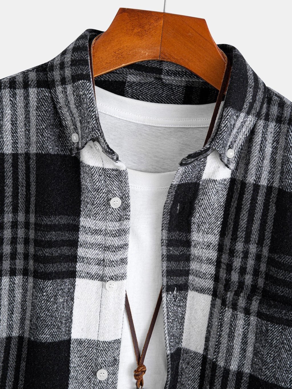 Chemise à carreaux en flanelle Hugo™