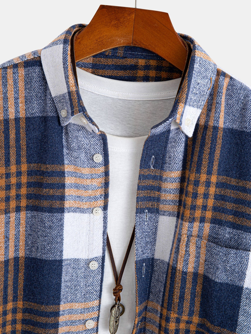 Chemise à carreaux en flanelle Hugo™