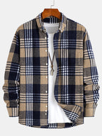 Chemise à carreaux en flanelle Hugo™