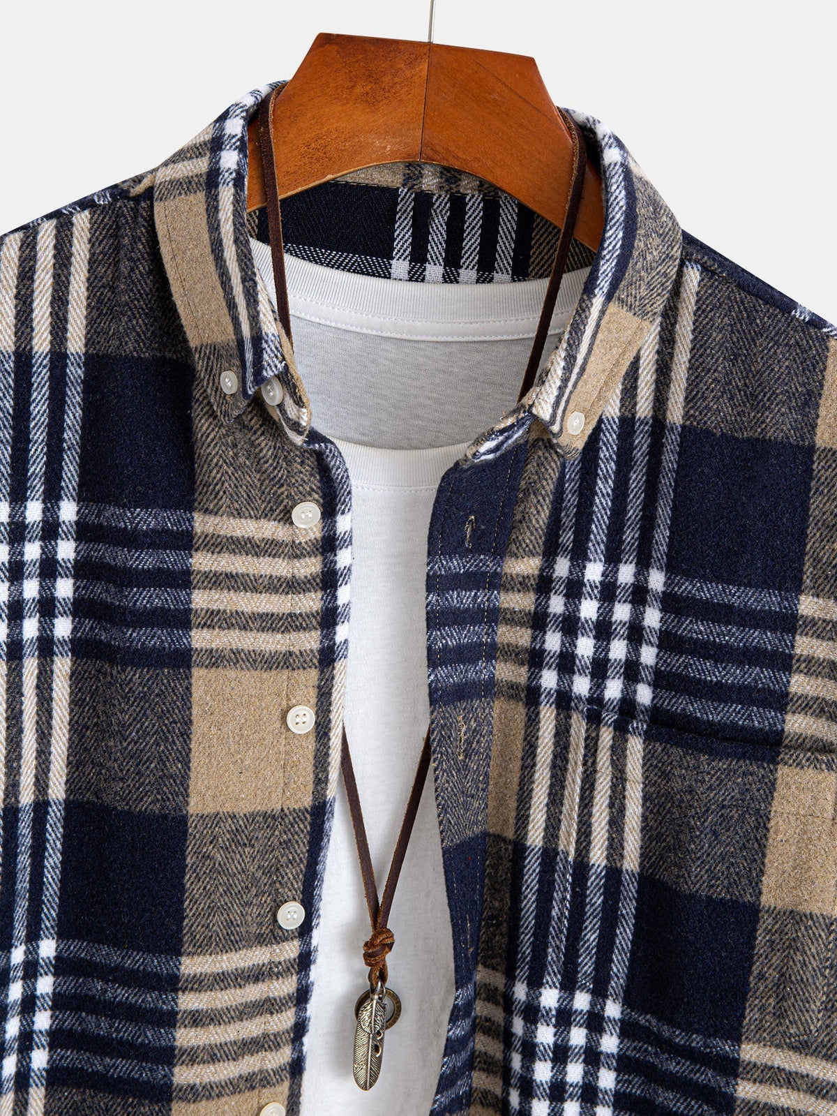 Chemise à carreaux en flanelle Hugo™