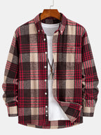 Chemise à carreaux en flanelle Hugo™