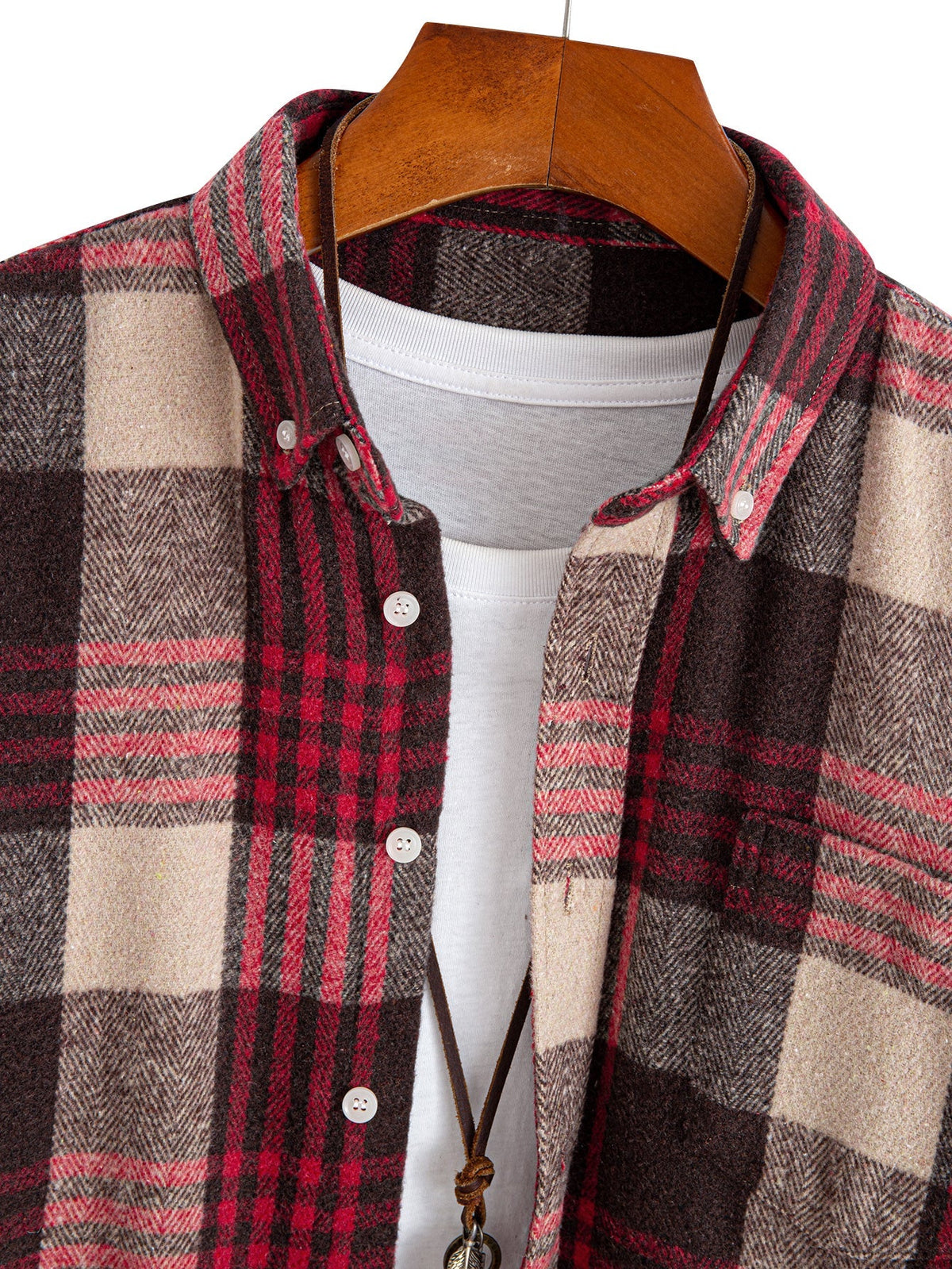 Chemise à carreaux en flanelle Hugo™