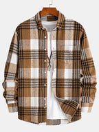Chemise à carreaux en flanelle Hugo™
