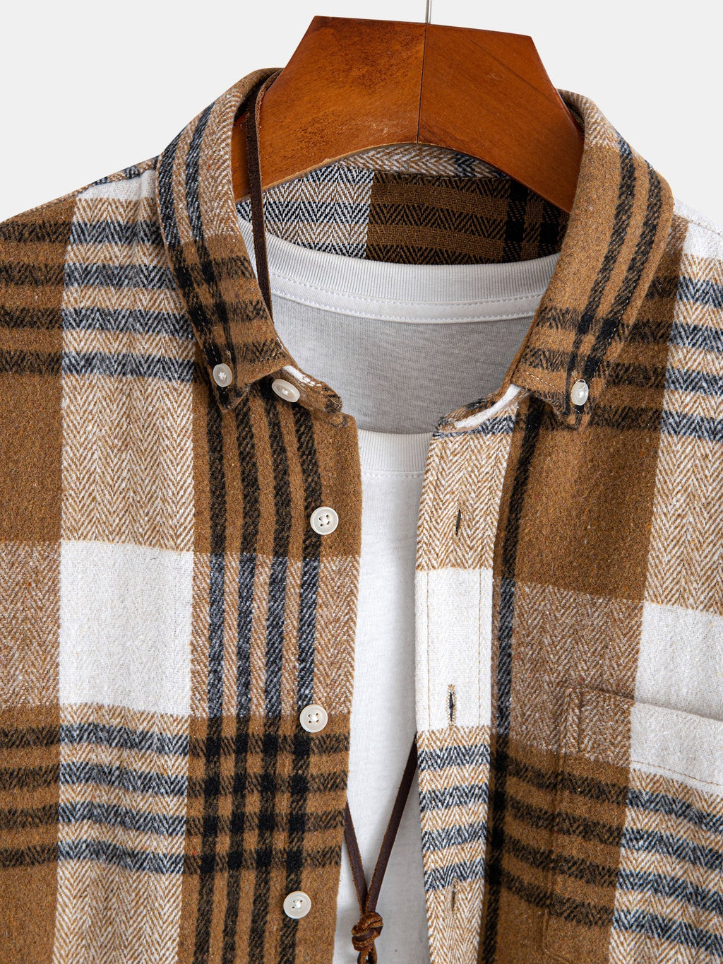 Chemise à carreaux en flanelle Hugo™