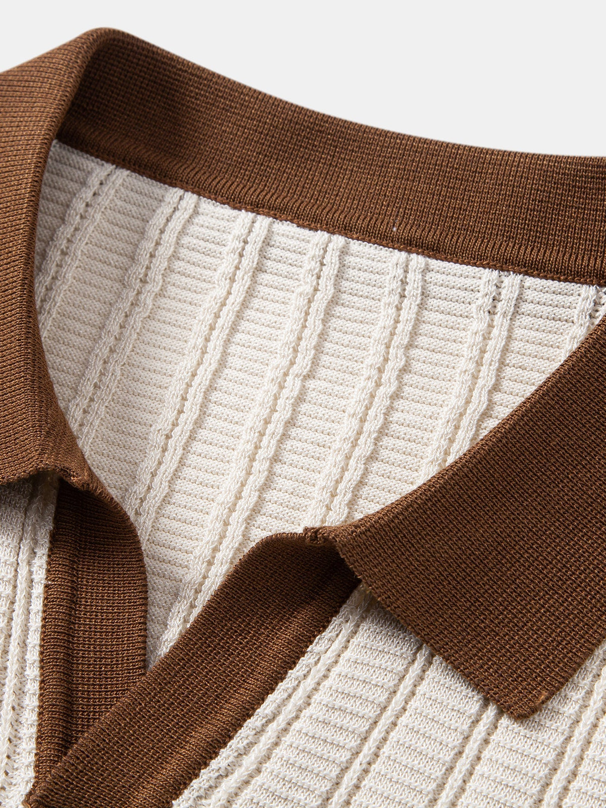 Ensemble polo à col Johnny texturé et pantalon fuselé slim™