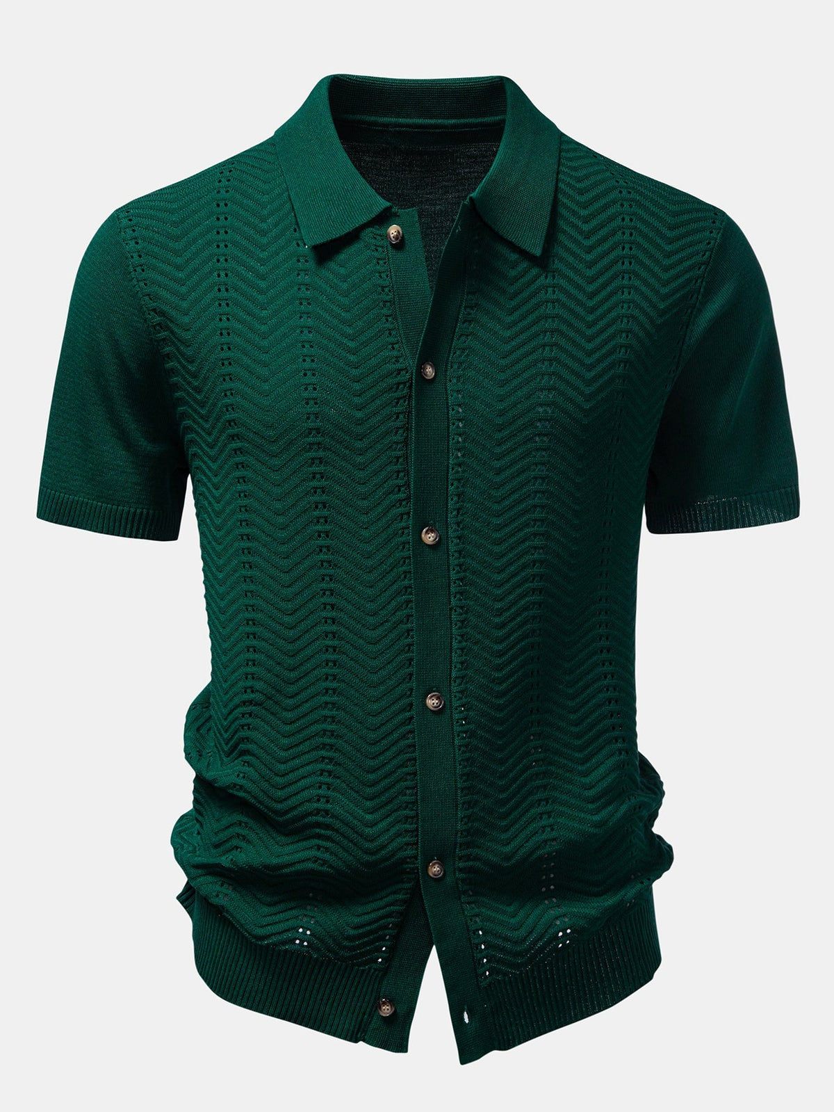 Chemise en jacquard texturé à boutons Marco™