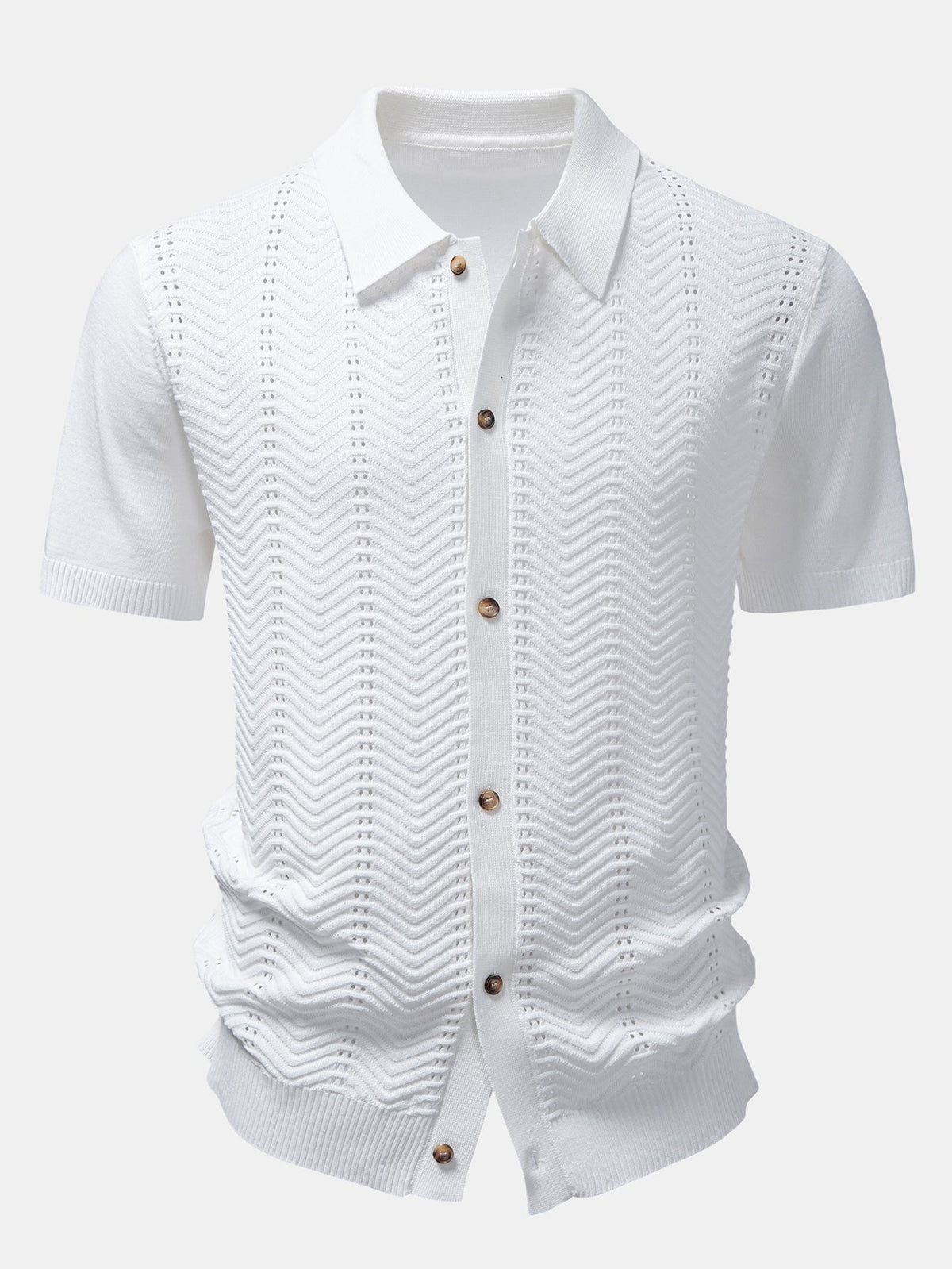 Chemise en jacquard texturé à boutons Marco™