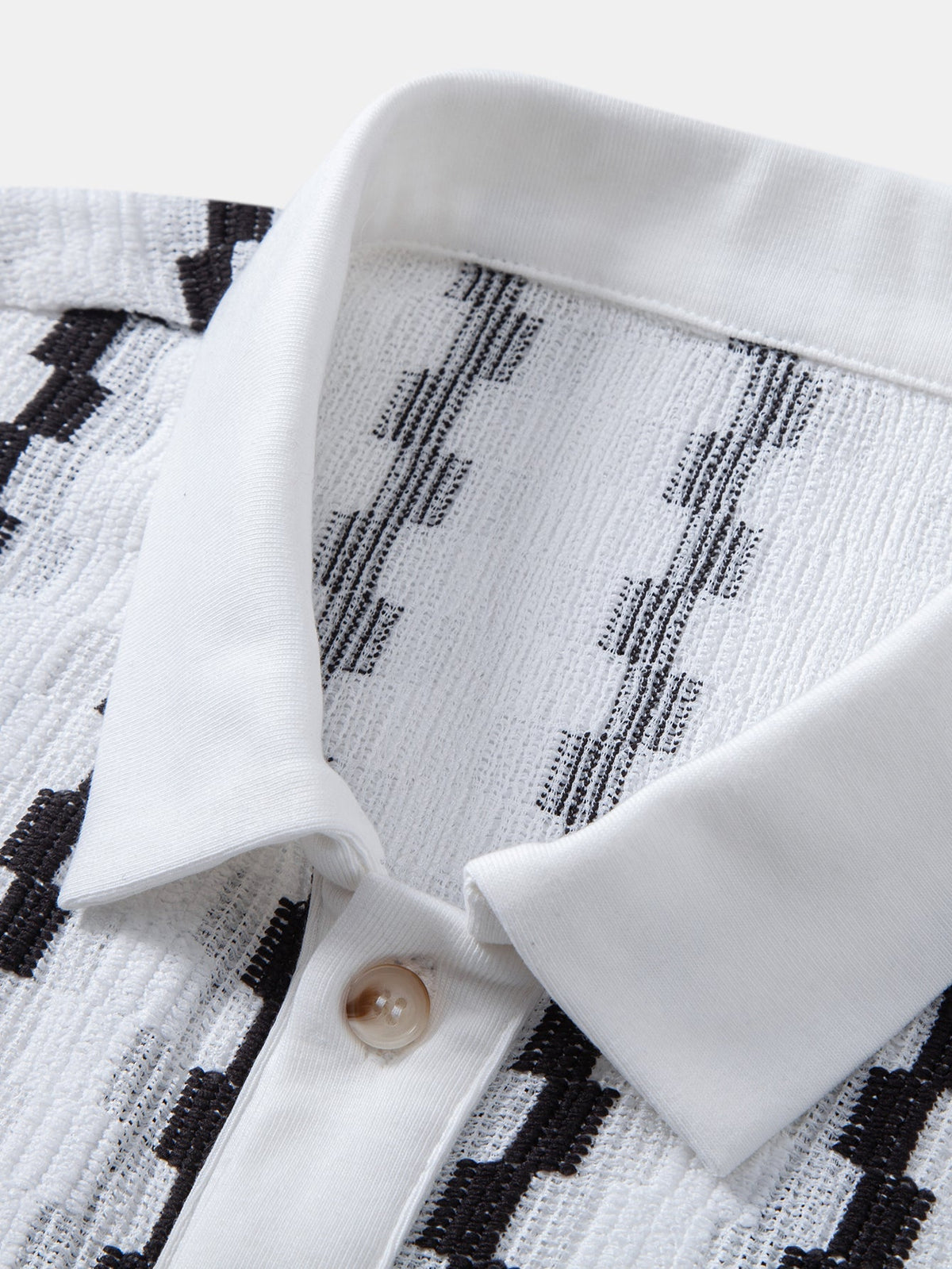 Ensemble chemise jacquard à carreaux et pantalon en lin modèle Été™