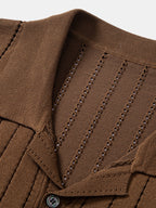 Chemise en maille ajourée à rayures Marco™