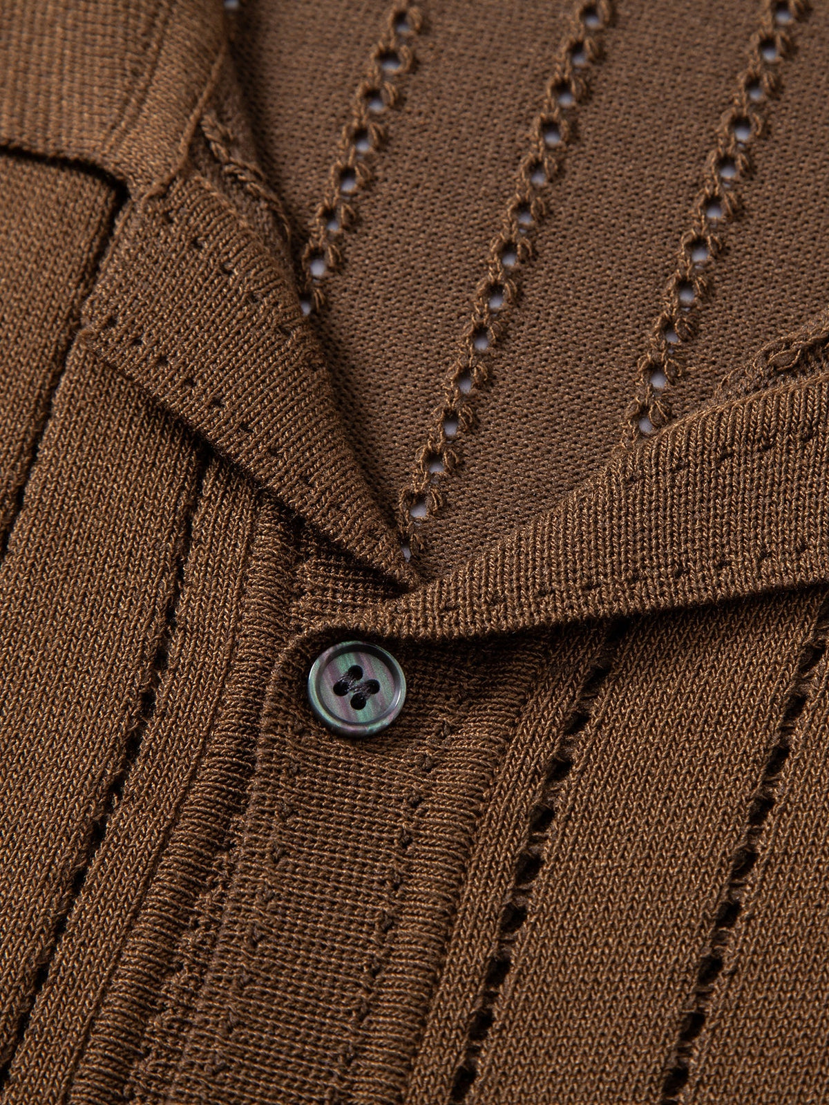 Chemise en maille ajourée à rayures Marco™