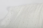 Robe jacquard dentelle élégante à col en V