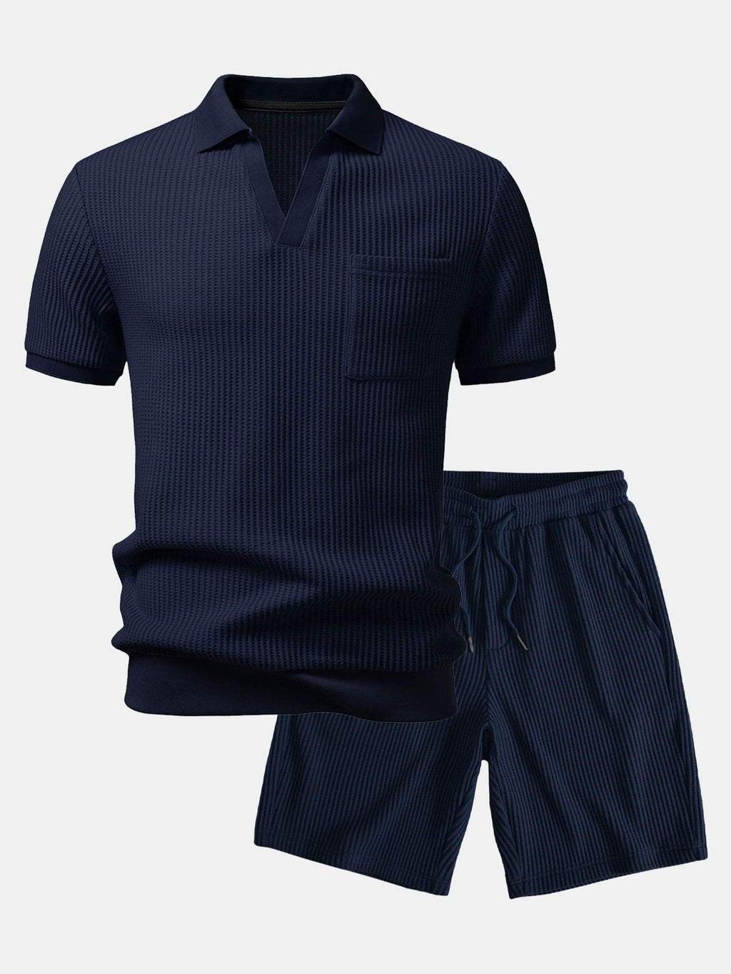 Ensemble polo col Johnny et shorts gaufrés Hugo™