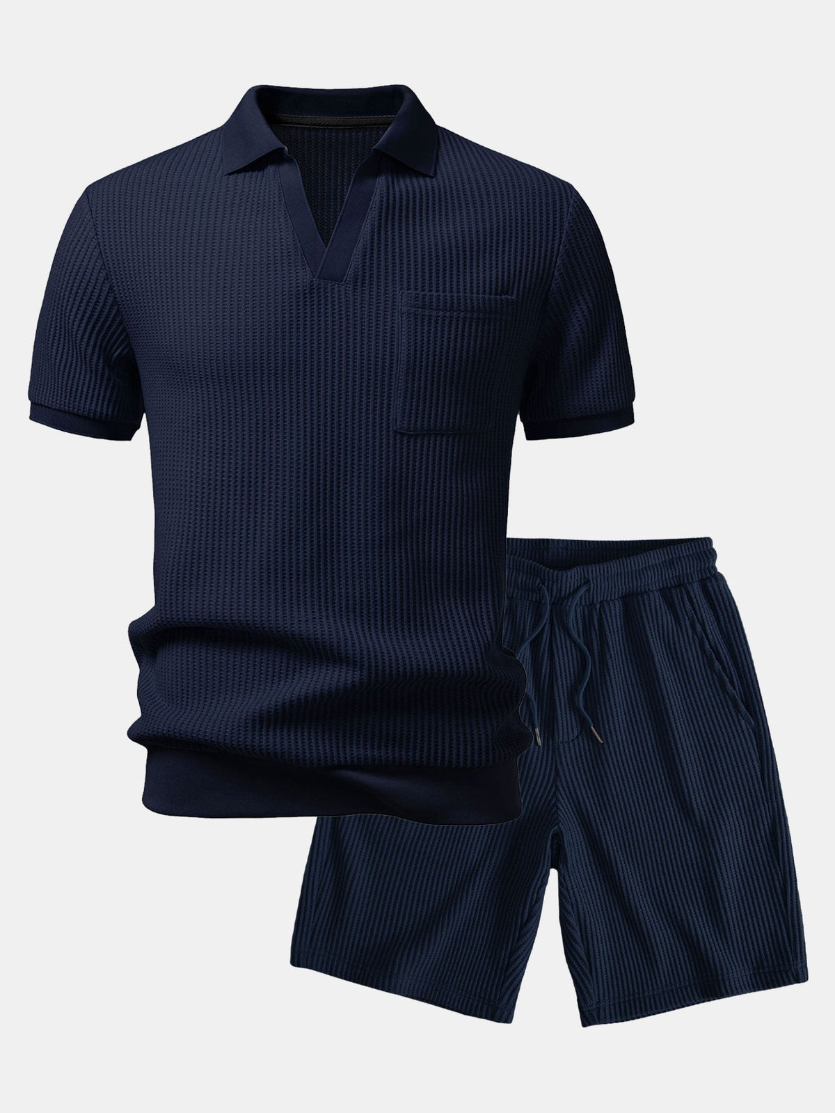 Ensemble polo col Johnny et shorts gaufrés Hugo™