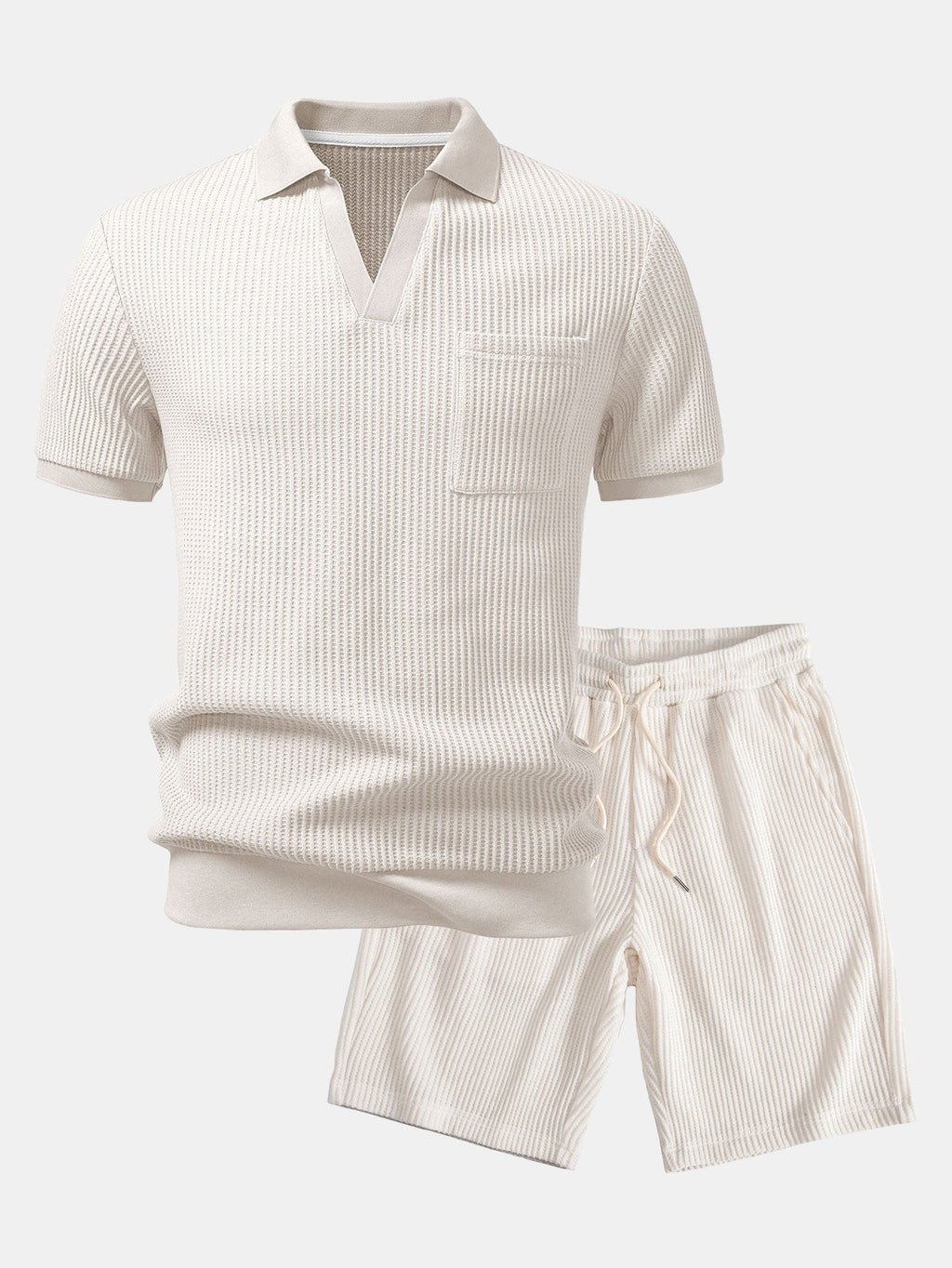 Ensemble polo col Johnny et shorts gaufrés Hugo™