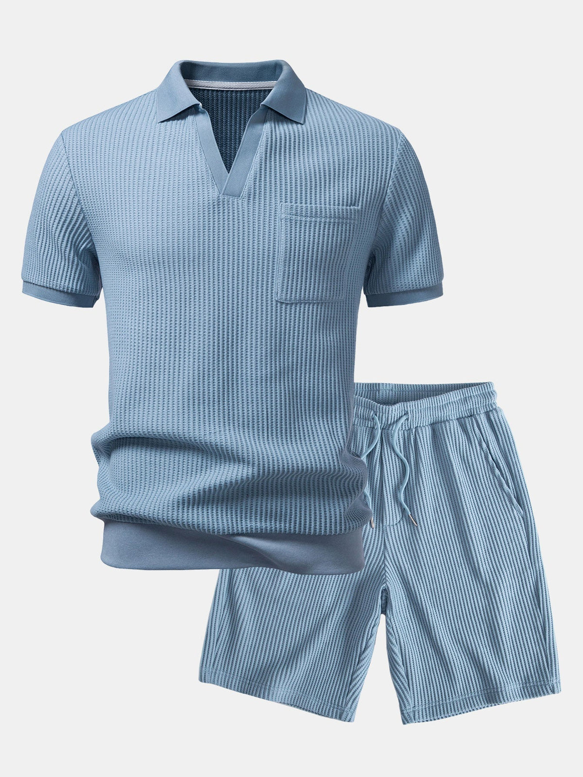 Ensemble polo col Johnny et shorts gaufrés Hugo™