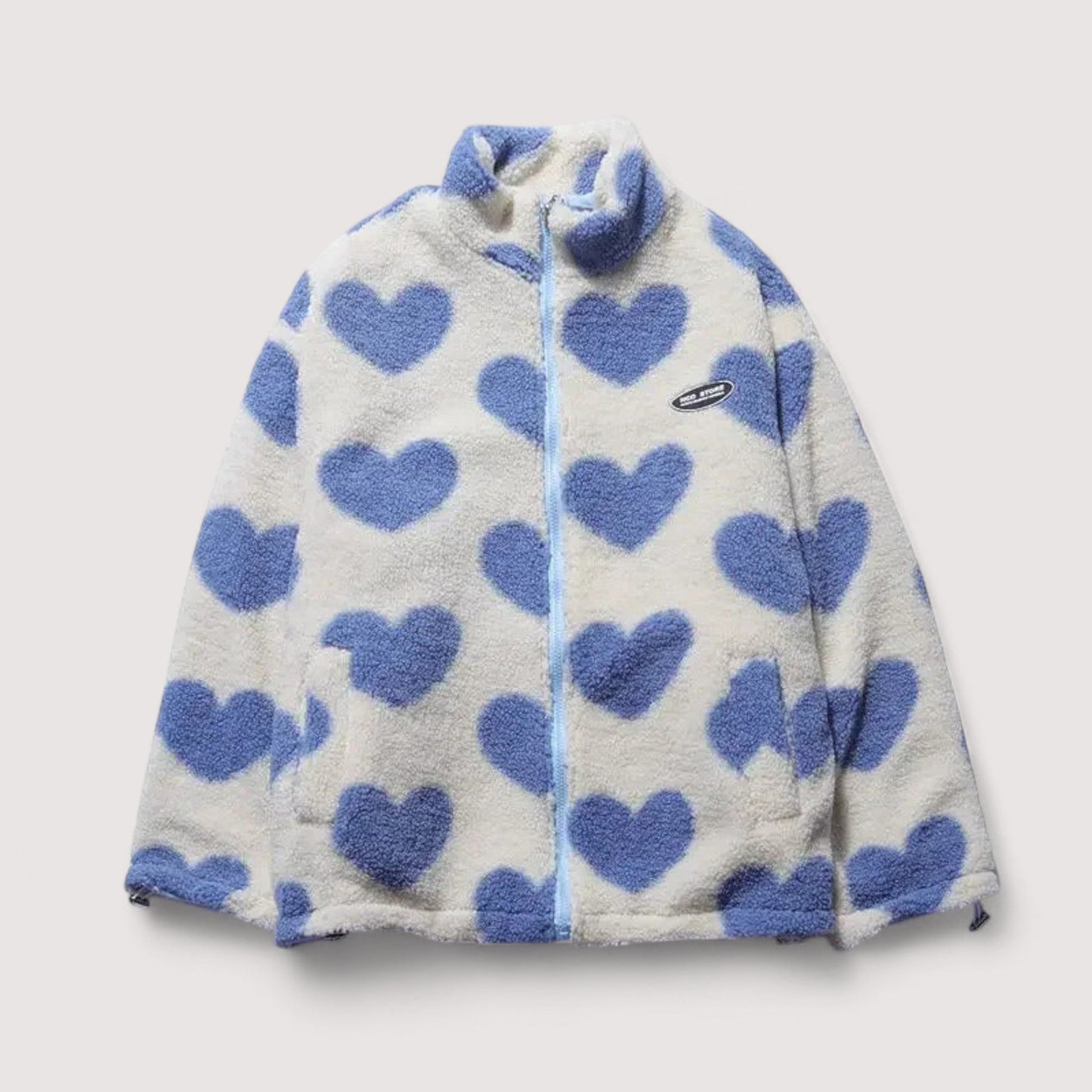 Veste réversible en forme de cœur