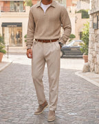 Tenue complète Alessandro™ – Polo, Pantalon, Ceinture & Mocassins