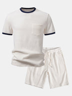 Ensemble T-shirt et Short en tissu gaufré Hugo™
