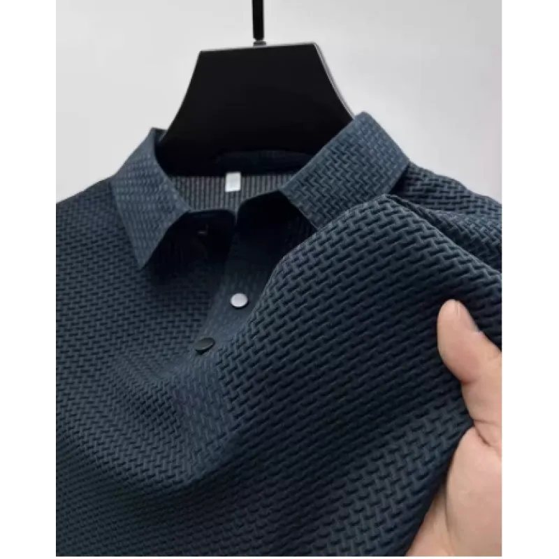 Prestigio : Polo texturé à coupe ajustée