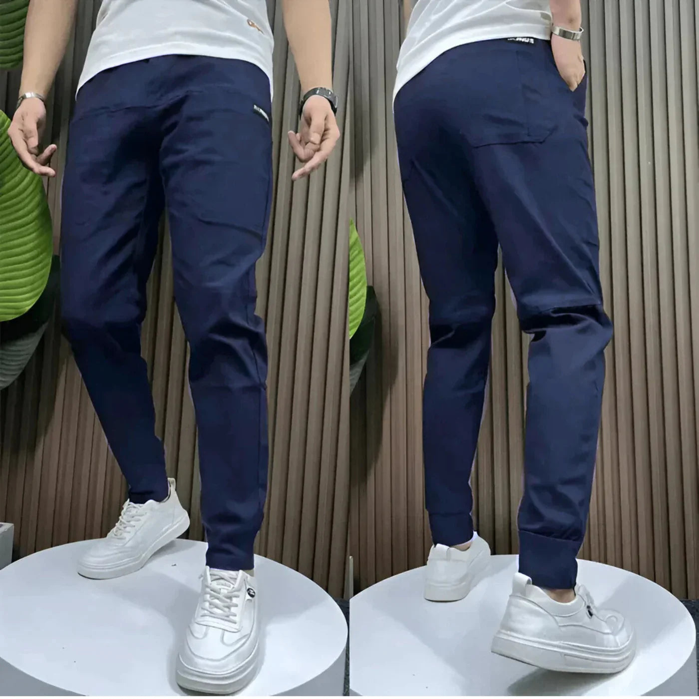 Pantalon cargo stretch pour hommes premium