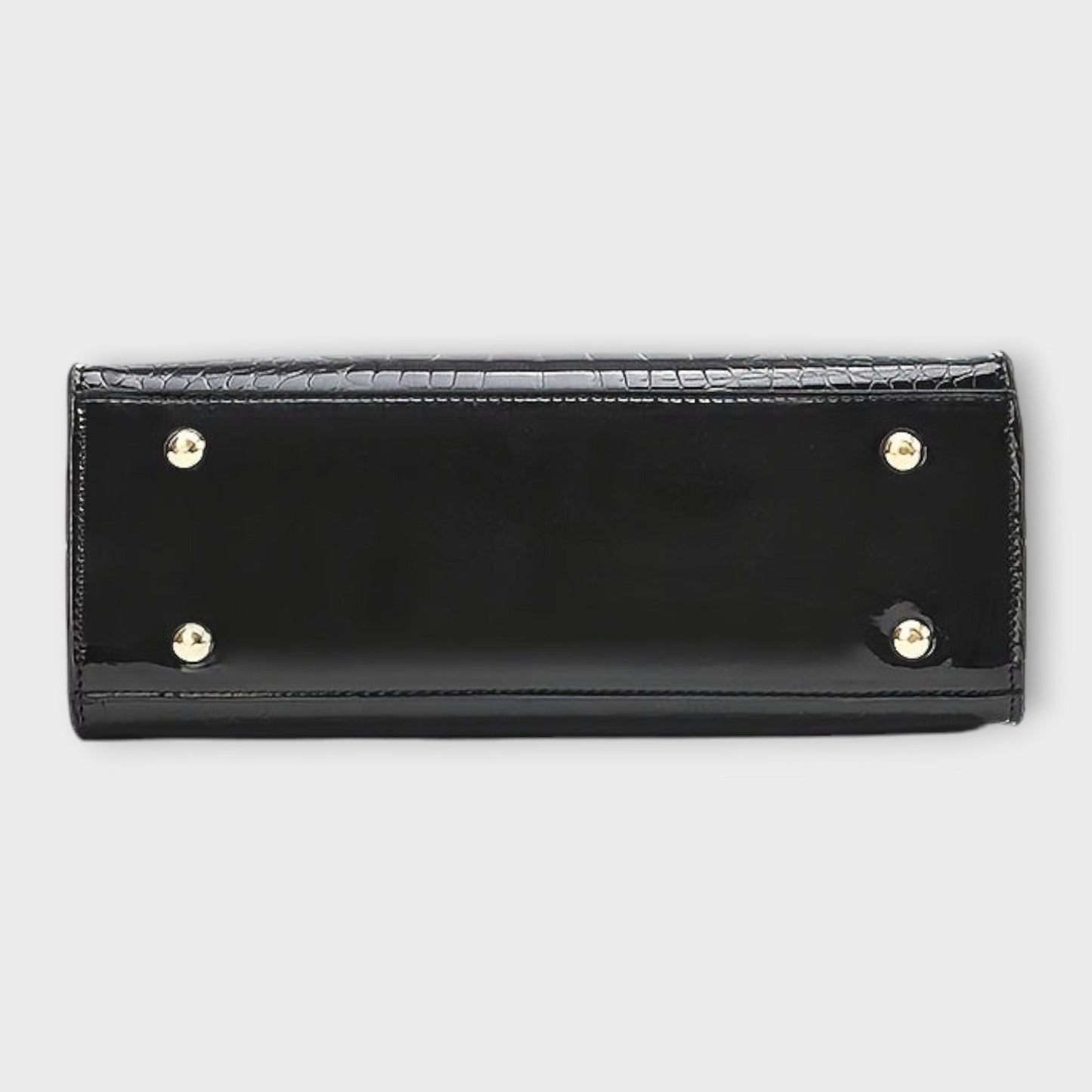 Maison Verdelle - Sac à main en cuir de crocodile brillant
