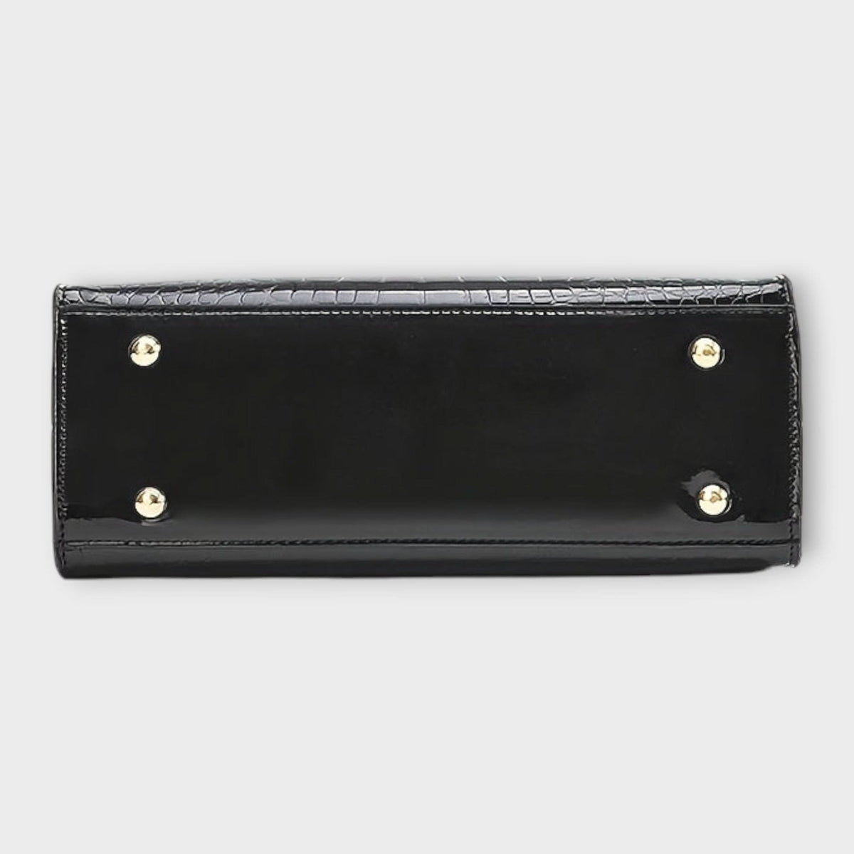 Maison Verdelle - Sac à main en cuir de crocodile brillant