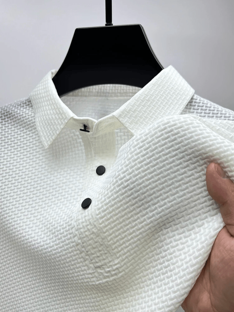 Draco : Polo classique en maille - MAISON VARELLI