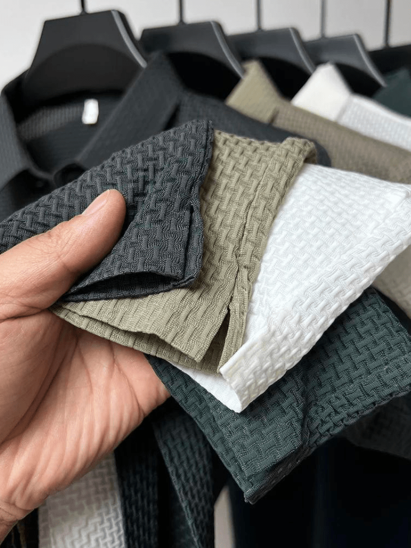 Draco : Polo classique en maille - MAISON VARELLI