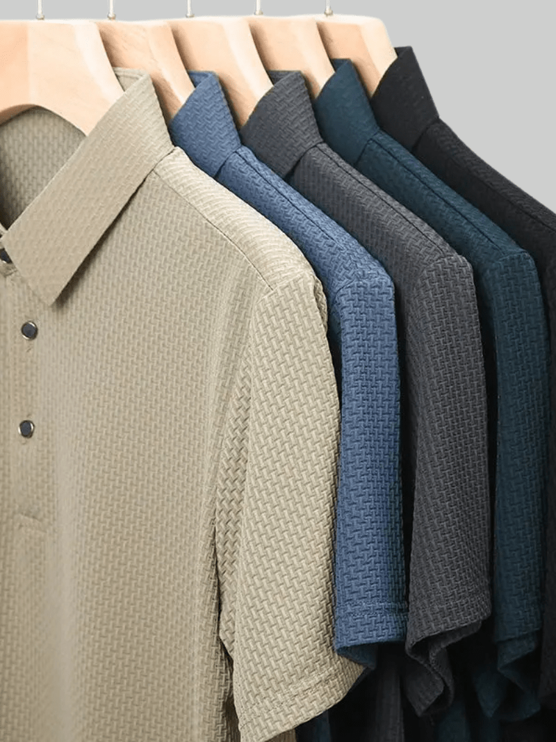 Draco : Polo classique en maille - MAISON VARELLI