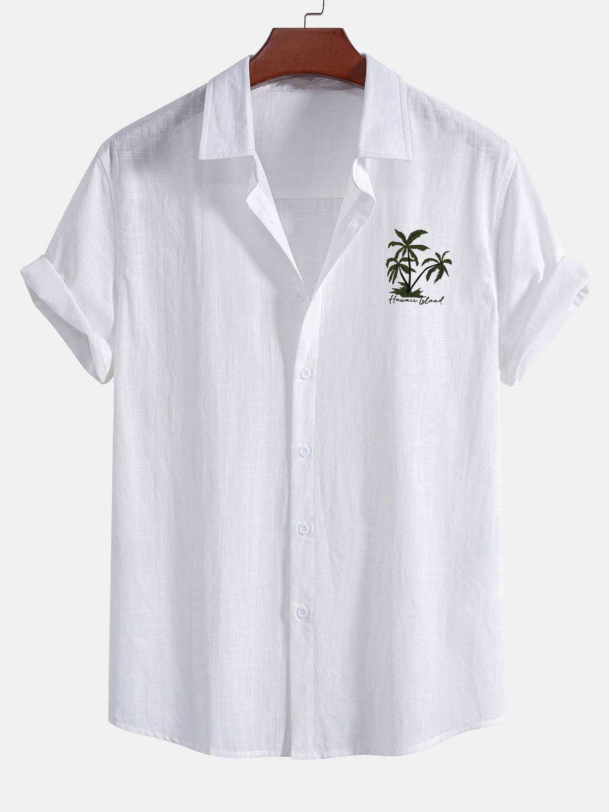 Chemise en coton imprimé palmiers Hawaii™ et short de bain