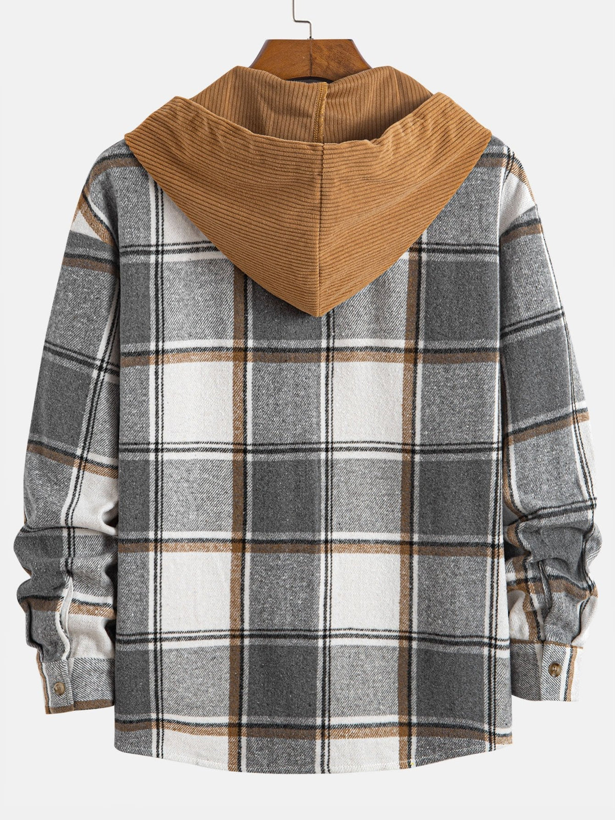 Chemise à capuche en velours côtelé décontractée Marco™