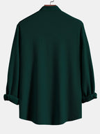 Chemise à manches longues Muscle Fit en tissu bouclé Marco™
