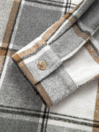 Chemise à capuche en velours côtelé décontractée Marco™