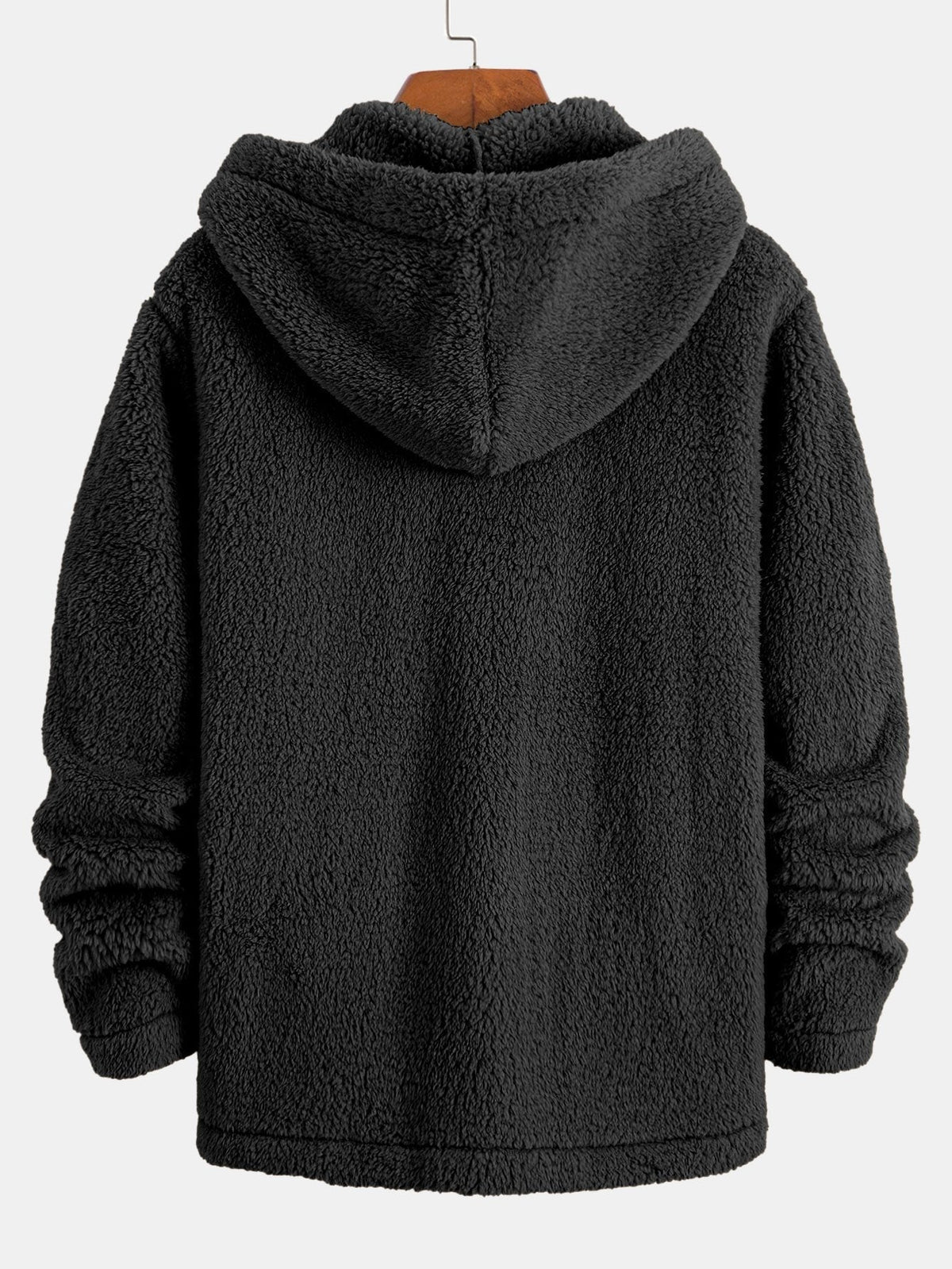 Manteau à capuche en polaire teddy Hugo™