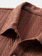 Polo jacquard en polyester et spandex Hugo™