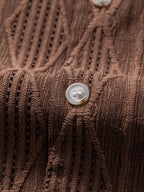 Ensemble chemise cubaine et pantalon en lin Geométrico™