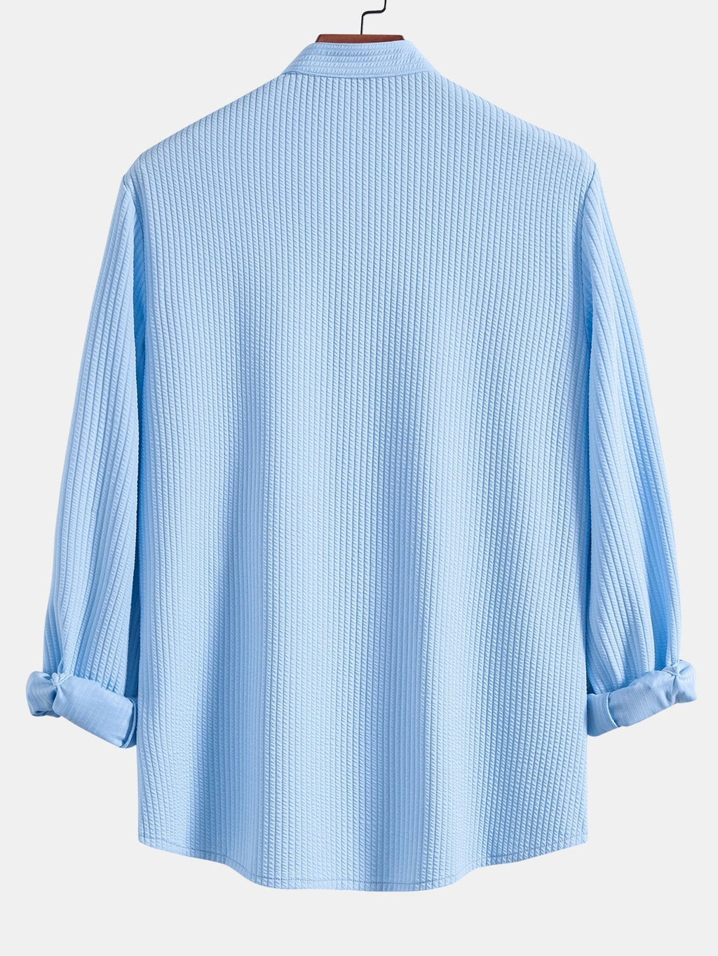 Chemise à manches longues Muscle Fit en tissu bouclé Marco™