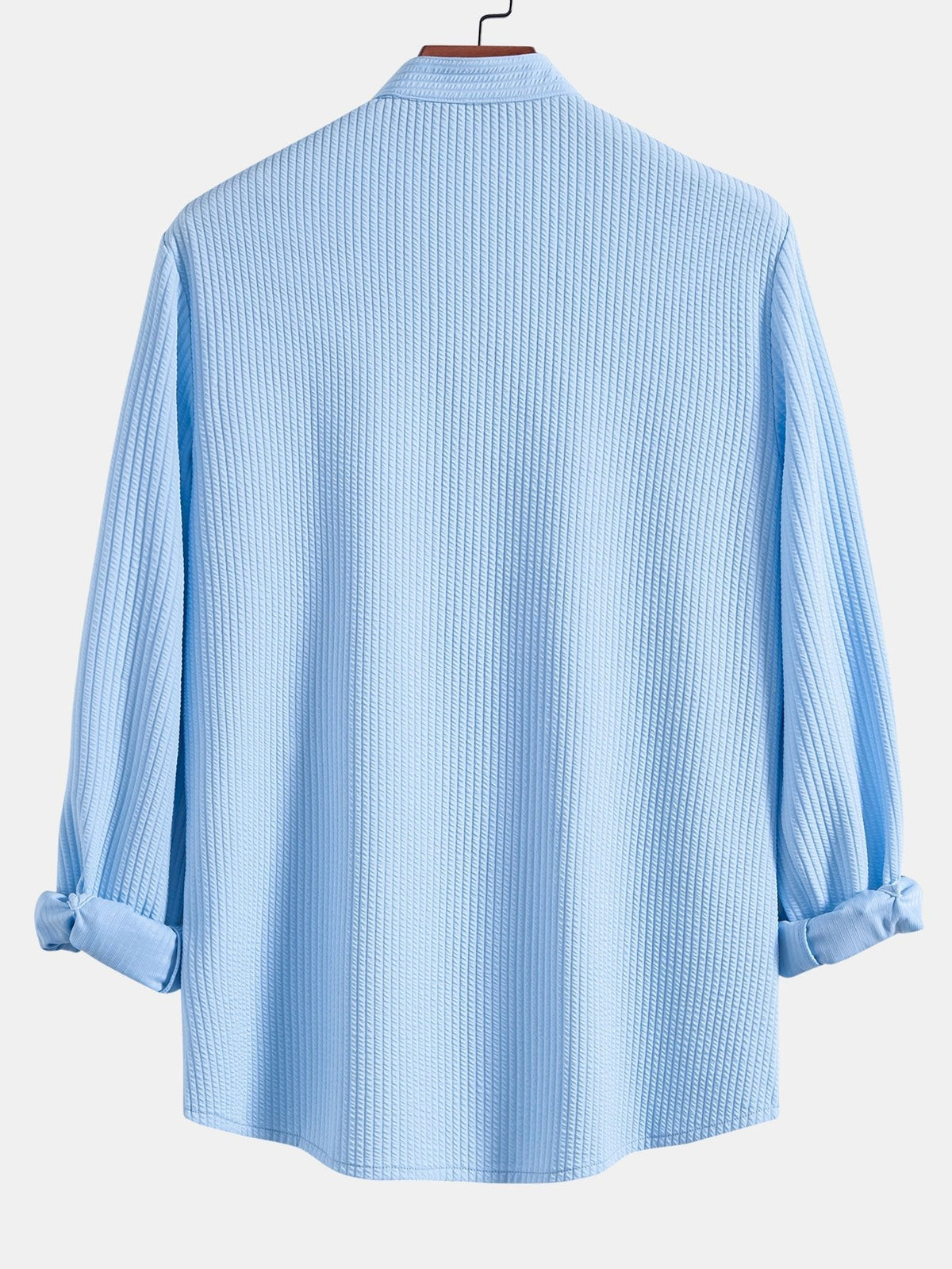 Chemise à manches longues Muscle Fit en tissu bouclé Marco™
