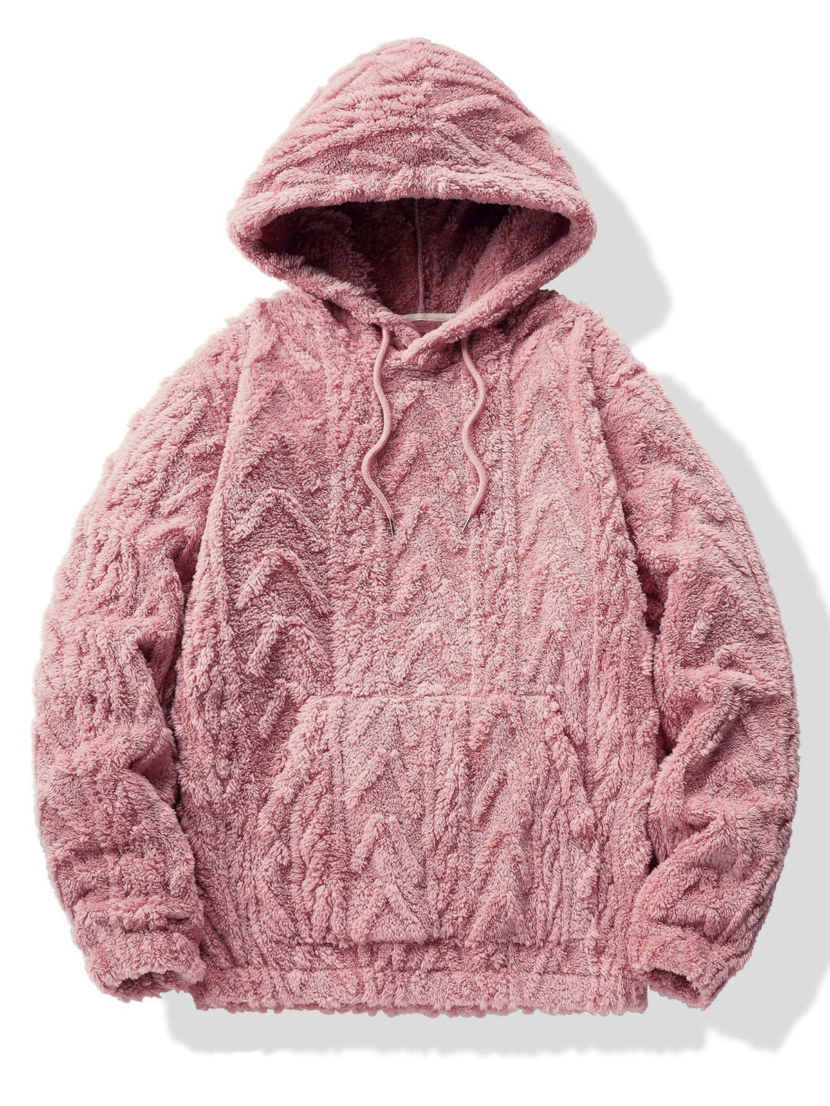 Sweat à capuche en polyester jacquard géométrique™