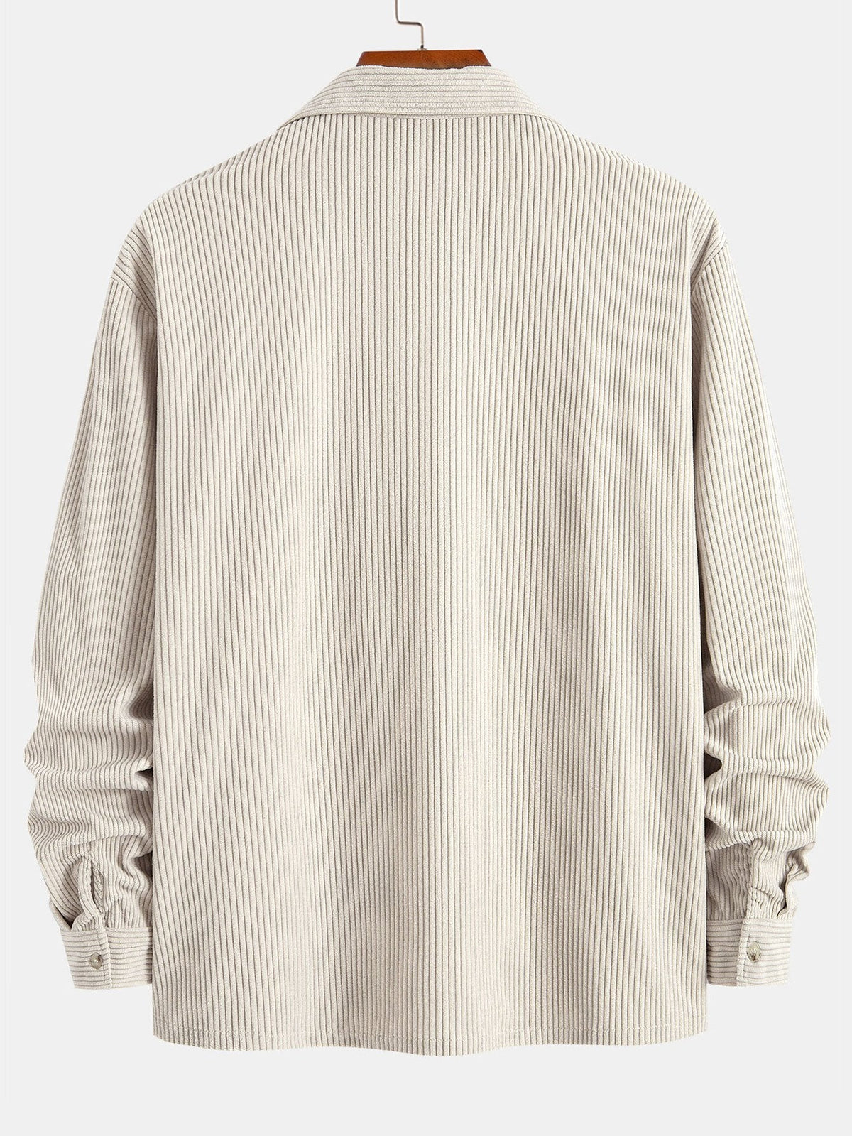Chemise en velours côtelé col cubain Marco™